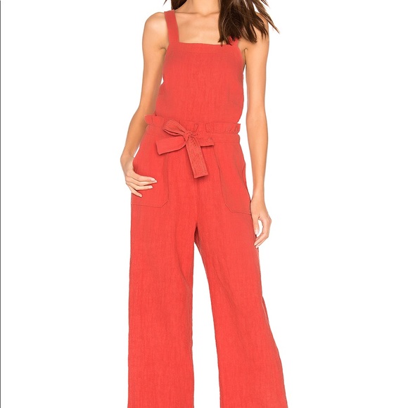 SAYLOR Other - XS Saylor Roxy Jumpsuit in Rust Red